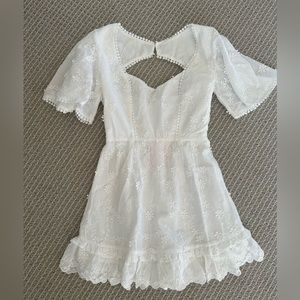 White Hello Molly Dress
